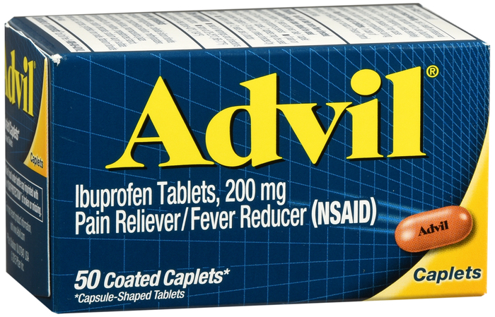 Advil Pain Reliever/Fever Reducer 200mg Caplets 50ct