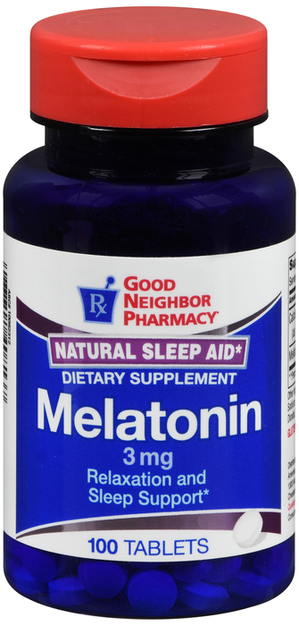 Good Neighbor Pharmacy Melatonin 3mg Tablets 100ct