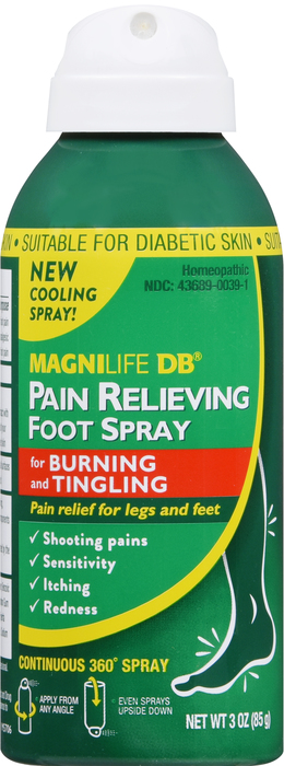 Magnilife Diabetes Pain Relieving Foot Spray 3oz