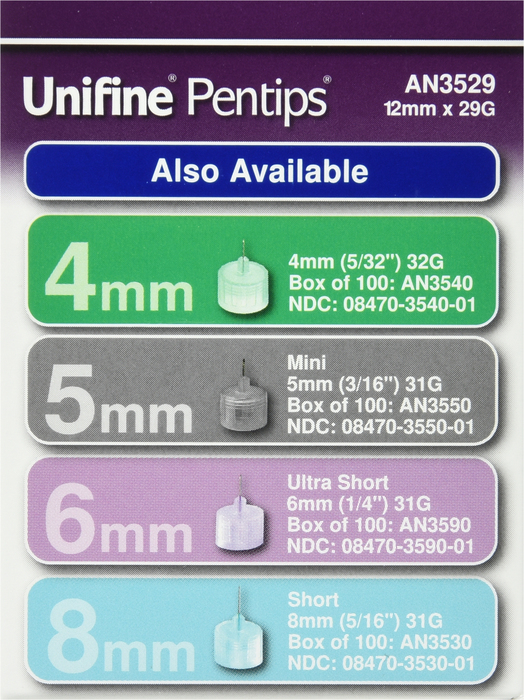 Unifine Pentips 12mmx29g 100ct