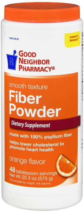 Good Neighbor Pharmacy Smooth Texture Fiber Powder Orange 48 Servings 20.3oz