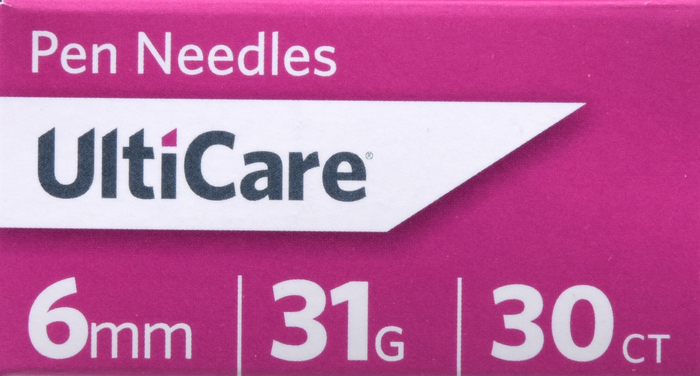 UltiCare Pen 31gx1/4" Needle 30ct