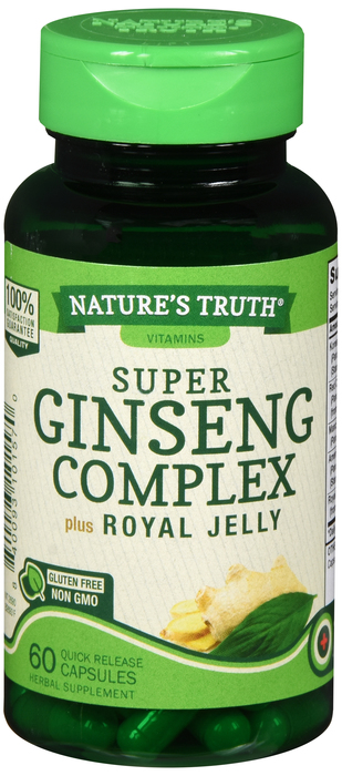 GINSENG COMPLEX CAP 60CT NAT TRUTH