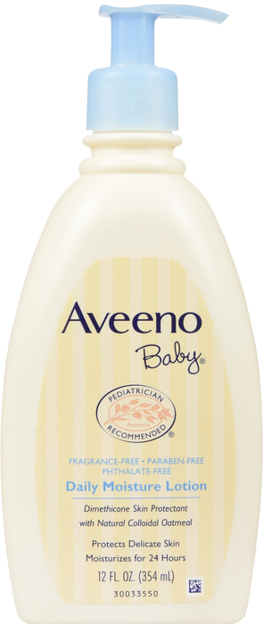 AVEENO BABY LOTION DAILY MOISTURE 12OZ