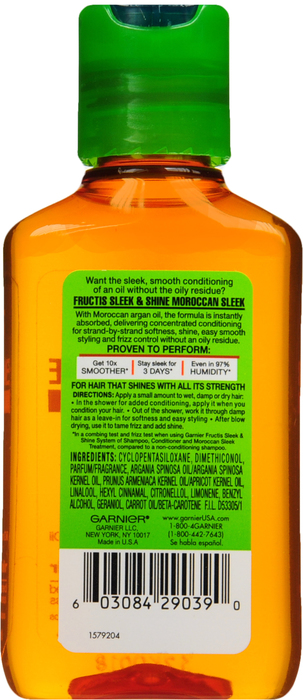 FRUCTIS SLEEK SHINE OIL TREATMENT 3.75OZ