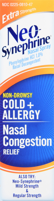 Neo-Synephrine Cold + Allergy Nasal Spray Extra Strength 0.5oz