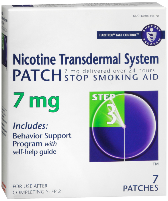 Habitrol Nicotine Transdermal System 7mg Stop Smoking Aid Patch 7ct