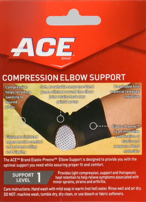 ACE Compression Elbow Support Elasto-Preene Small/Medium 1ct