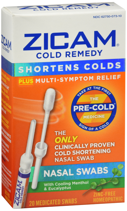 Zicam Cold Remedy Nasal Swabs 20ct