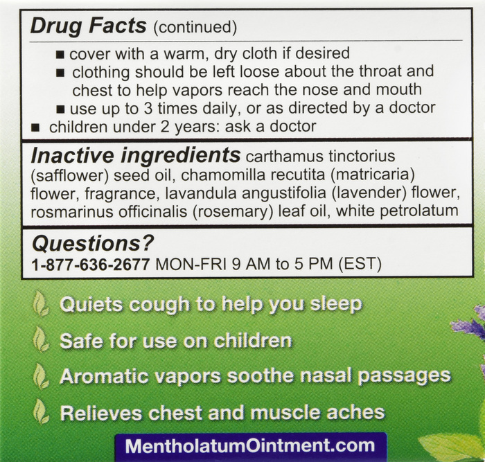 MENTHOLATUM NIGHT VAPOR RUB ONT 1.76OZ