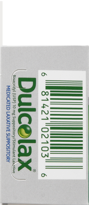 DULCOLAX 10MG SUPPOSITORY 16CT