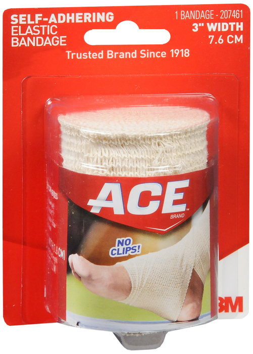 ACE Self-Adhering Elastic Bandage 3 Inch 1ct