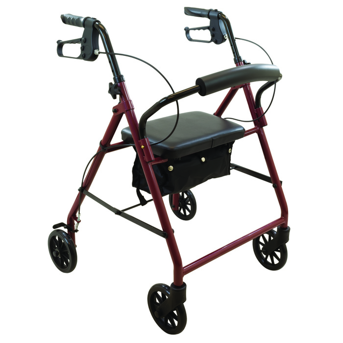 Rollator ProBasics Knock-down Steel Burgundy