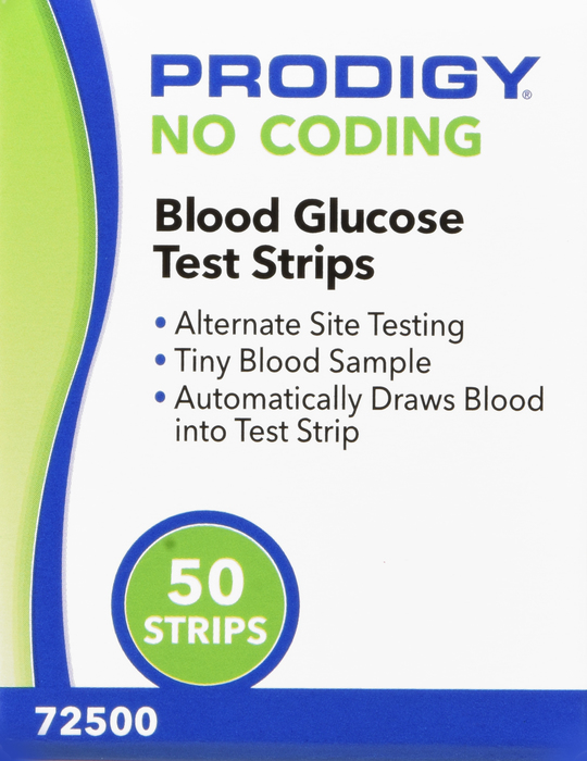 Prodigy No Code Test Strips Retail 50ct