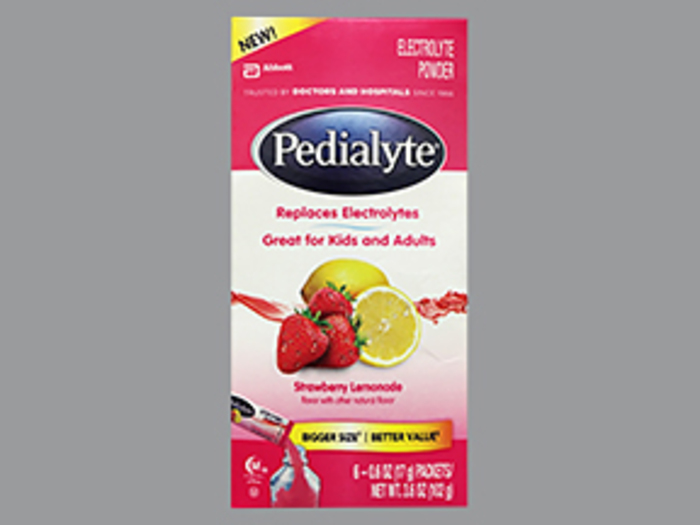 PEDIALYTE LRG PWD PACKS STRWLEM 6CT