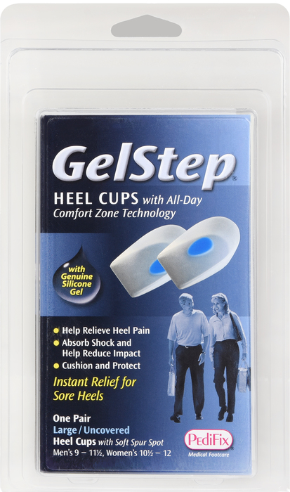 GELSTEP HEEL CUP SOFT SPUR INS L DS