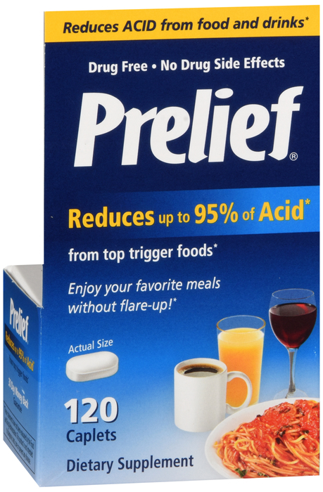 Prerelief Acid Reducer Dietary Supplement Tablets 120ct