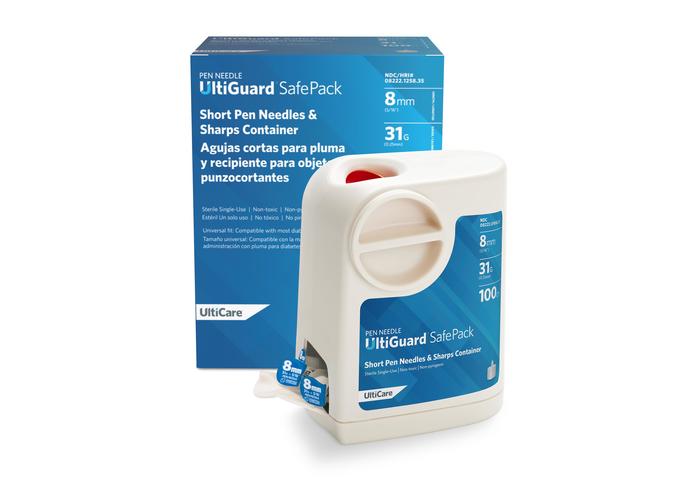 UltiCare Mailback 31g 8mm Pen Needle 100ct