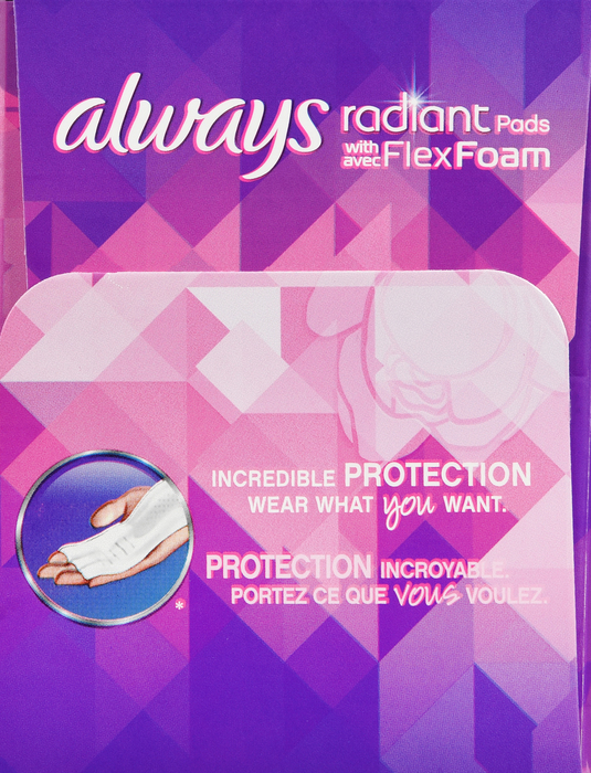 Always Radiant Extra Heavy Size 3 Pads 3x22ct