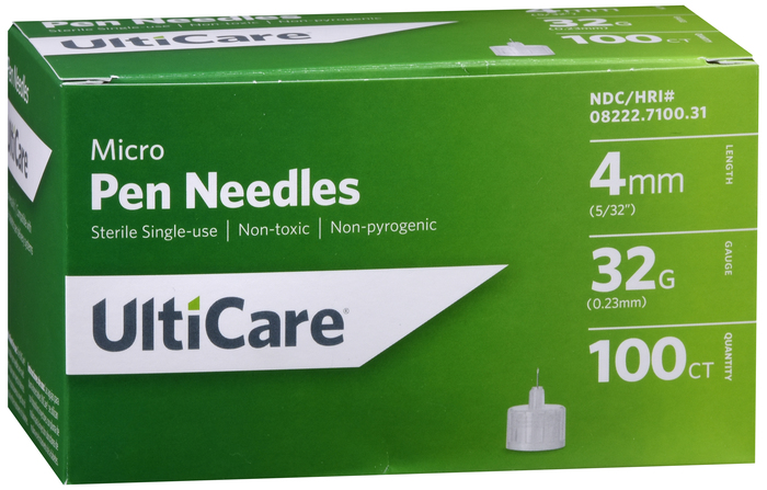 UltiCare Pen Needles 32gx4mm 100ct