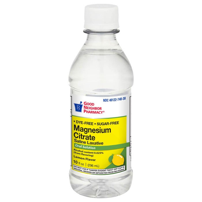 Good Neighbor Pharmacy Magnesium Citrate Laxative Lemon 12x10oz