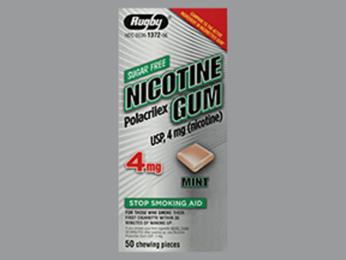 NICOTINE GUM 4MG 50CT WATSON