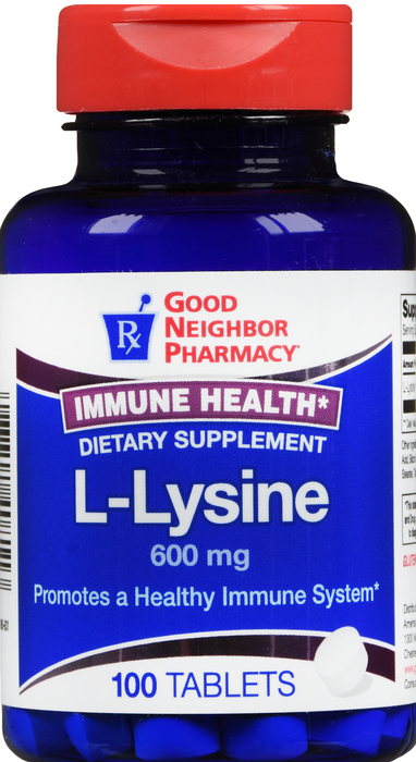 Good Neighbor Pharmacy L-Lysine 600mg Tablets 100ct