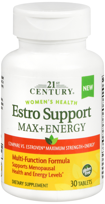 21st Century Estro Support Max + Energy Tablets 30ct