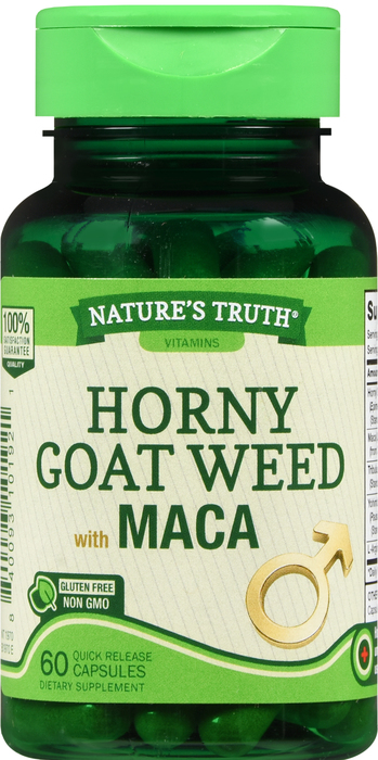 HORNY GOAT WEED CAPS 60CT NAT TRUTH