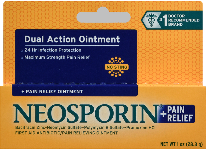 Neosporin Plus Antibiotic Plus Pain Relieving Ointment 1oz