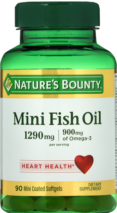 FISH OIL MINI SOFTGEL 90CT NAT BOUNTY