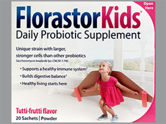 Florastor Kids Daily Probiotic Supplement 250mg Packets 20ct