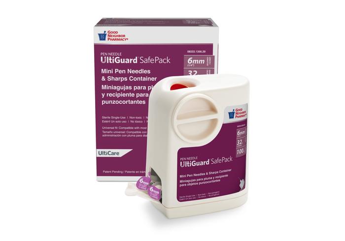 Good Neighbor Pharmacy UltiGuard SafePack Pen Needles CA ONLY Mail Back 6mmx32G 100ct