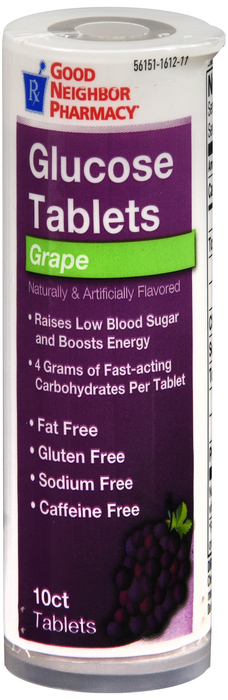 Good Neighbor Pharmacy Glucose Grape Tablets 6x10ct