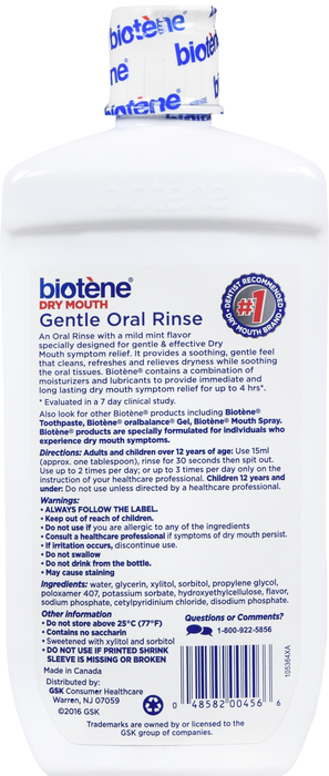 BIOTENE GENTLE MINT DRY MTH MTHWSH 16OZ