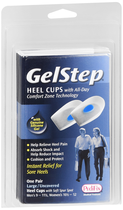 GELSTEP HEEL CUP SOFT SPUR INS L DS