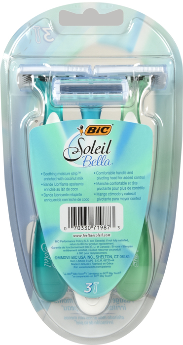 BIC SOLEIL BELLA RAZOR 3CT