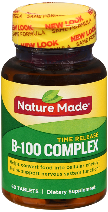 Nature Made B-100 Complex Time Release Tablets 60ct