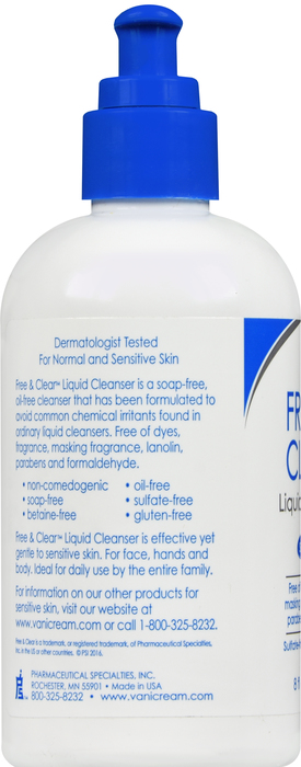 FREE & CLEAR CLEANSER 8OZ