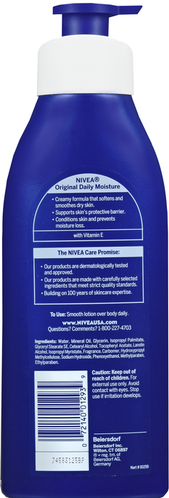 Nivea Original Daily Moisture Body Lotion 16.9oz