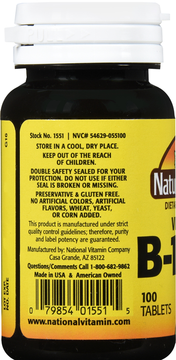 Nature's Blend Vitamin B-12 2500mcg Tablets 100ct