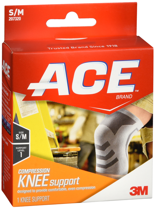 ACE COMPRESSION KNEE SUPPORT S/M