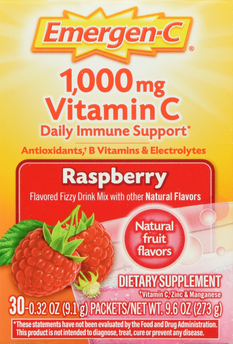 Emergen-C 1000mg Vitamin C Powder Packets 30ct