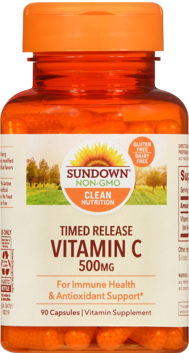 Sundown Vitamin C 500mg TR Capsules 90ct