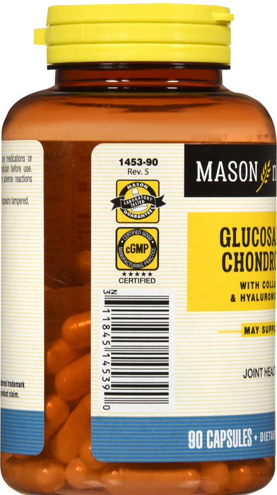 GLUCOSAMINE-CHOND 750-600MG CAP 90 MASON