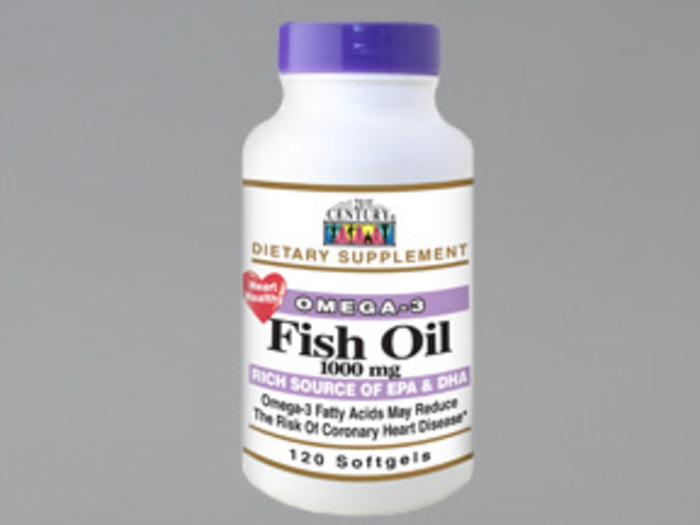 21st Century Fish Oil 1000mg Omega-3 Softgels 120ct