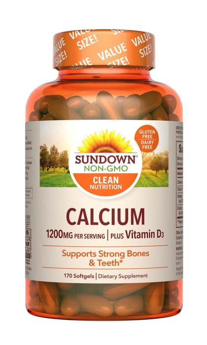 CALCIUM 1200MG +D3 SOFTGEL 170CT SUNDWN