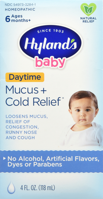 Hyland's Baby Mucus + Cold Relief Liquid 4oz