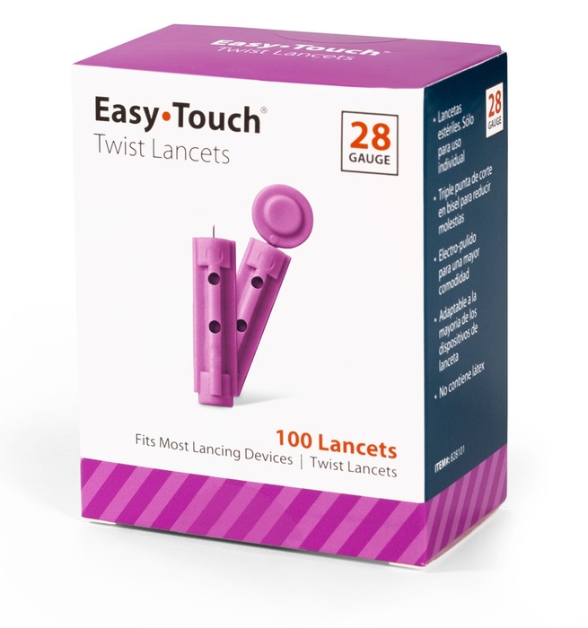 EASY TOUCH 28G TWIST LNC 100CT