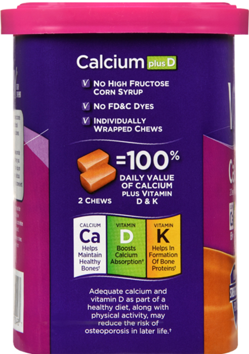 Viactiv Calcium Plus D Caramel Soft Chews 100ct